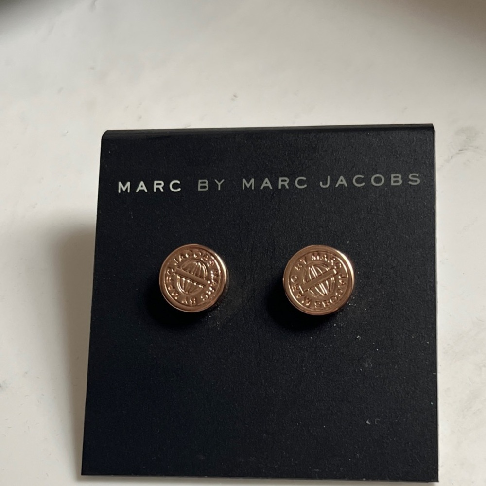 Marc by Marc Jacobs Elegant Gold Earrings
